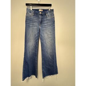 Kut Cropped Baggy Jeans Size 2 But Looks To Fit Maybe 4-6. Comfy And CUTE!